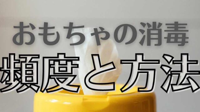 21年の実情 気になる 赤ちゃんのおもちゃの消毒の頻度とやり方 おせきごはんブログ